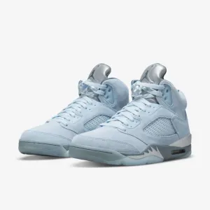 Women's Air Jordan 5 Retro "Bluebird" (Photo Blue/Football Grey/Metallic Silver)(DD9336-400)