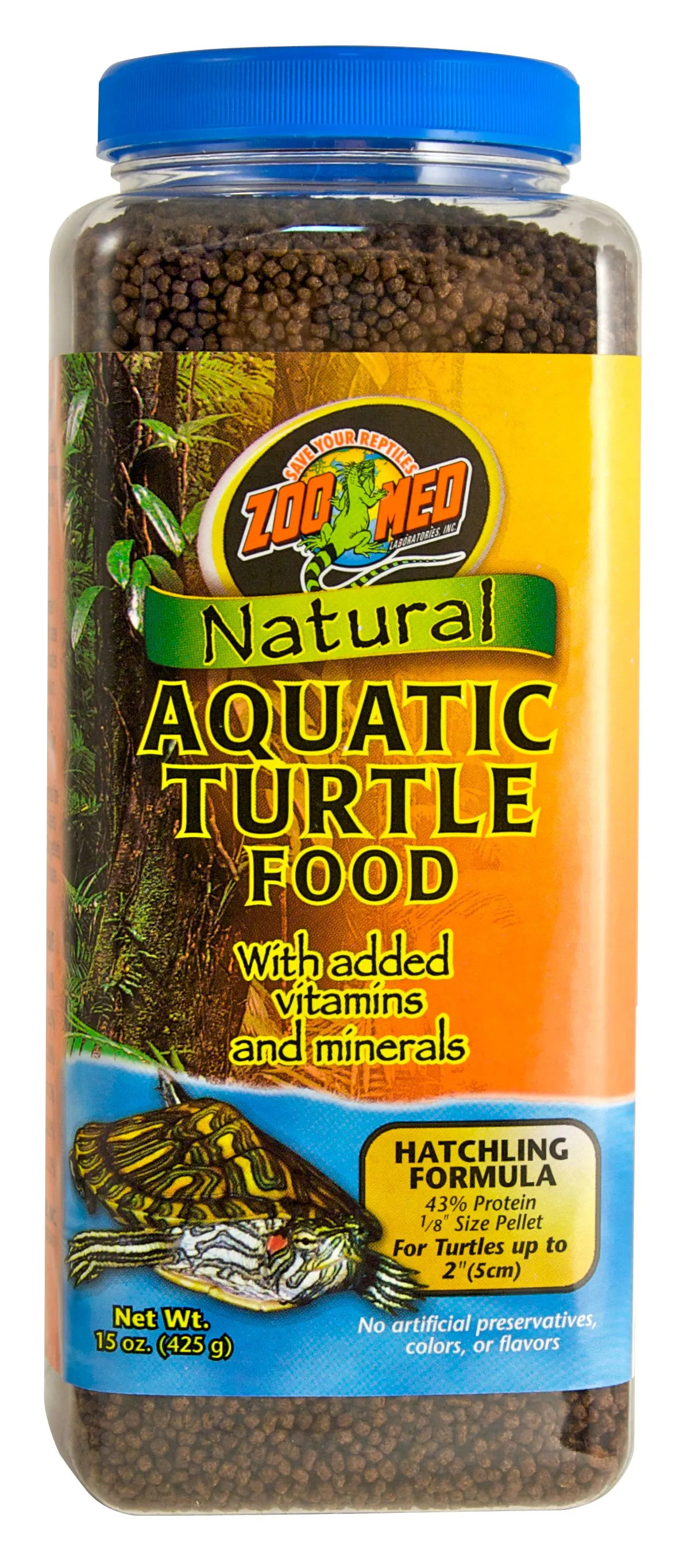 Zoo Med Natural Aquatic Turtle Food – Hatchling Formula